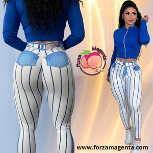 LEGGING BLUE BASEBOL