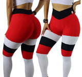 Bootylift socks rojo- Negró- blanco