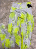 Bootylift trenzado amarillo Neón TIDYE