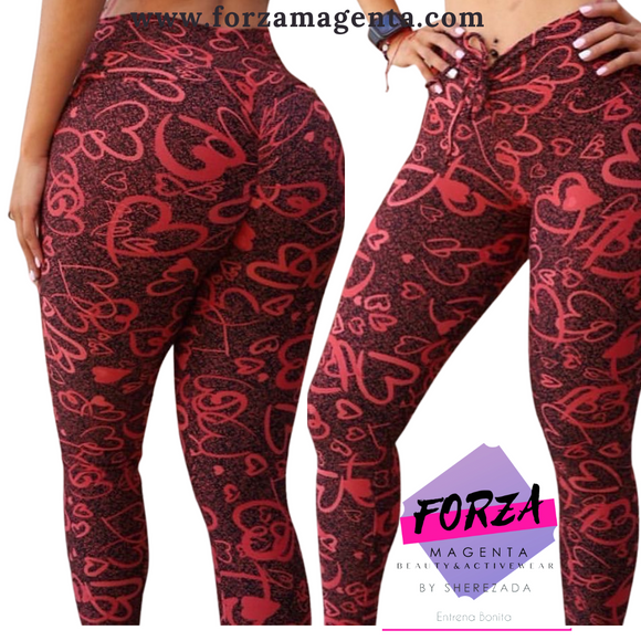 Set  corazones rojos