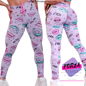 Legging Lila cómics