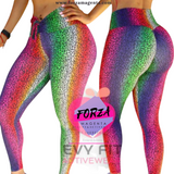 Set  leopardo colores fuertes