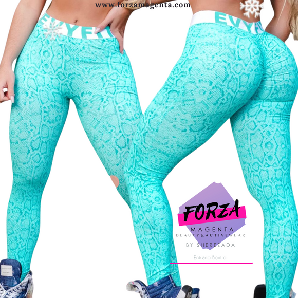 Legging hotsell azul turquesa